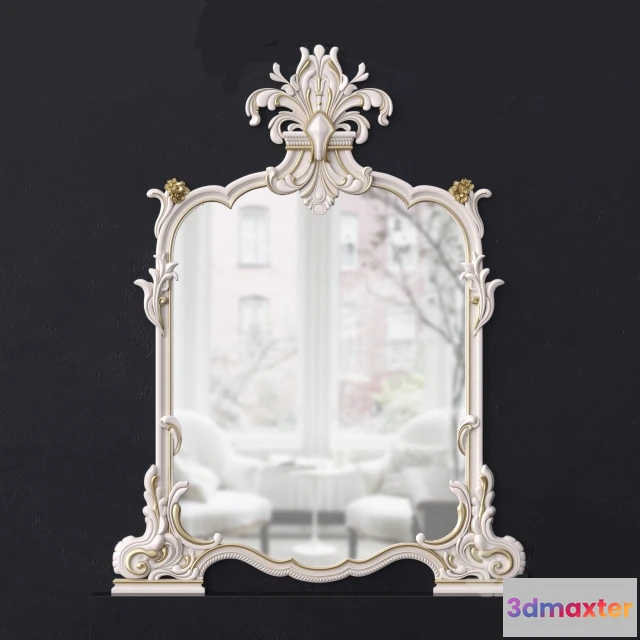 1600808 - decoration - Classic mirror Silik 3D Max