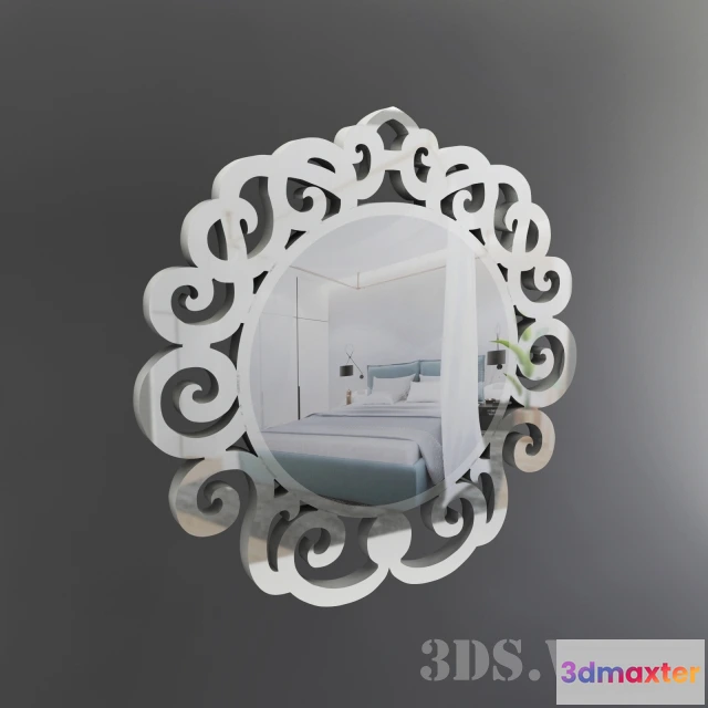 1600836 - decoration - Mirror Novecento 3D Max