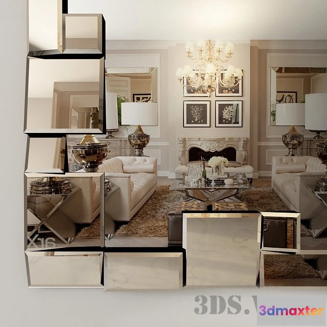 1600840 - decoration - Turkish mirror 3D Max