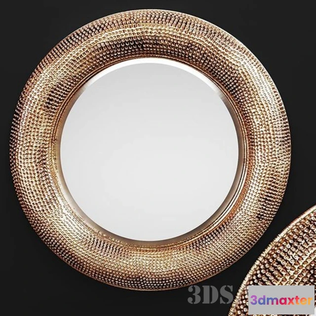1600854 - decoration - Round mirror Howard Elliott Raymus 3D Max