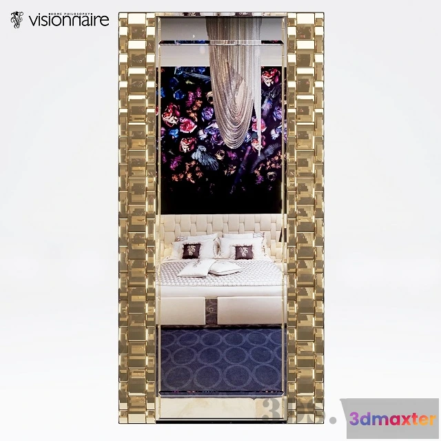 1600864 - decoration - Mirror Visionnaire Perkins 3D Max