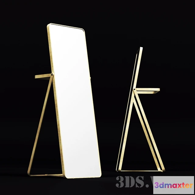 1600886 - decoration - Floor mirror with stand from IKEA 3D Max