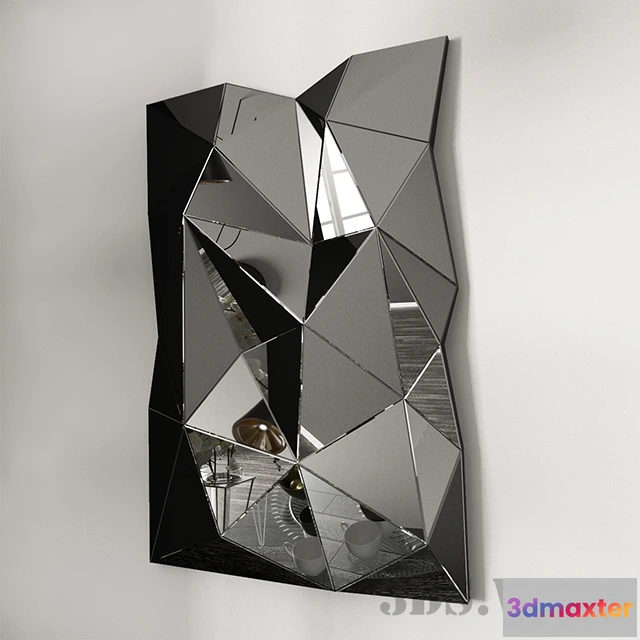 1600888 - decoration - Mirror Prism 3D Max