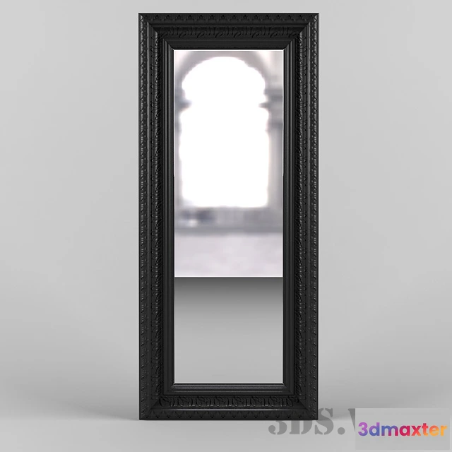 1600932 - decoration - Mirror “Tendence Opulence” Black 3D Max