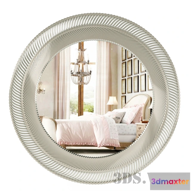 1600936 - decoration - Bedroom wall mirror 3D Max