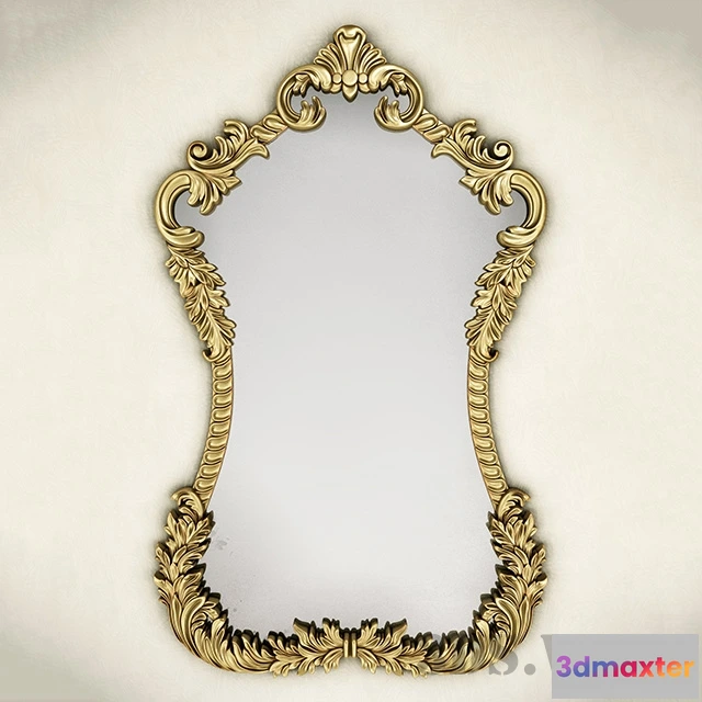 1600940 - decoration - Floor mirror Art Deco 3D Max