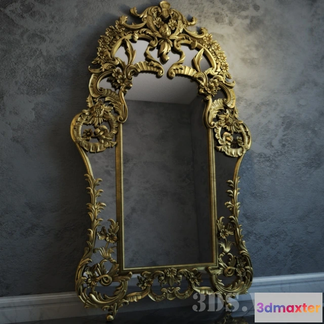 1600952 - decoration - Beautiful wall mirror for the bedroom 3D Max
