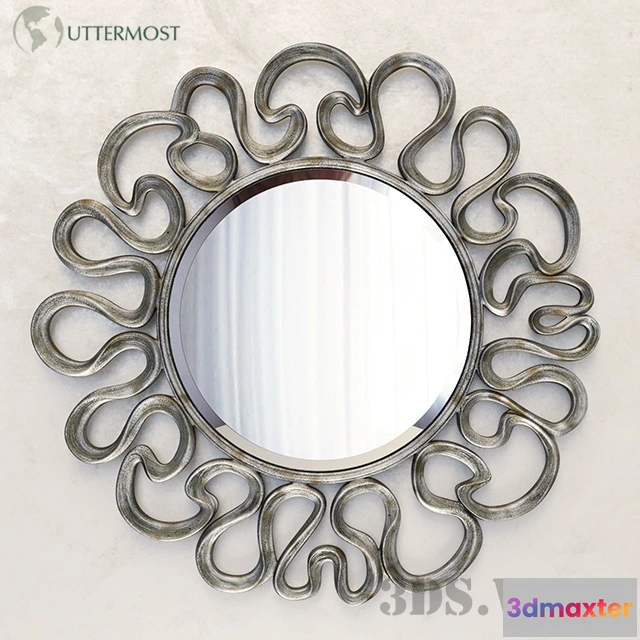 1600968 - decoration - Wall mirror Aeneas 3D Max