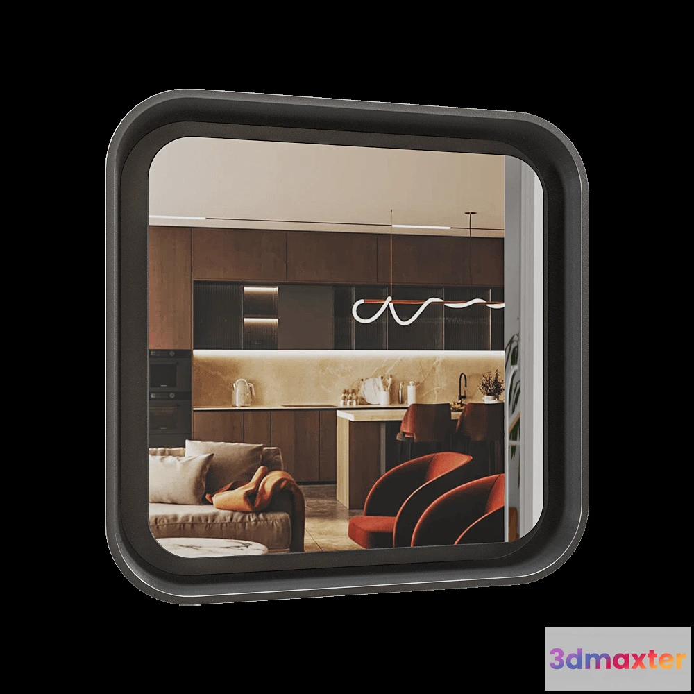 1600984 - Varket - Mirror Rettangolo 1 3D Max