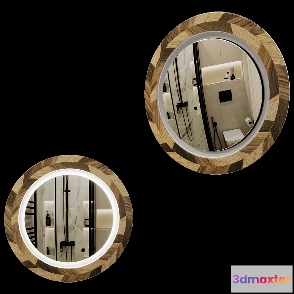 1601084 - VOLOSHEK  - Mirror Leaf 3D Max