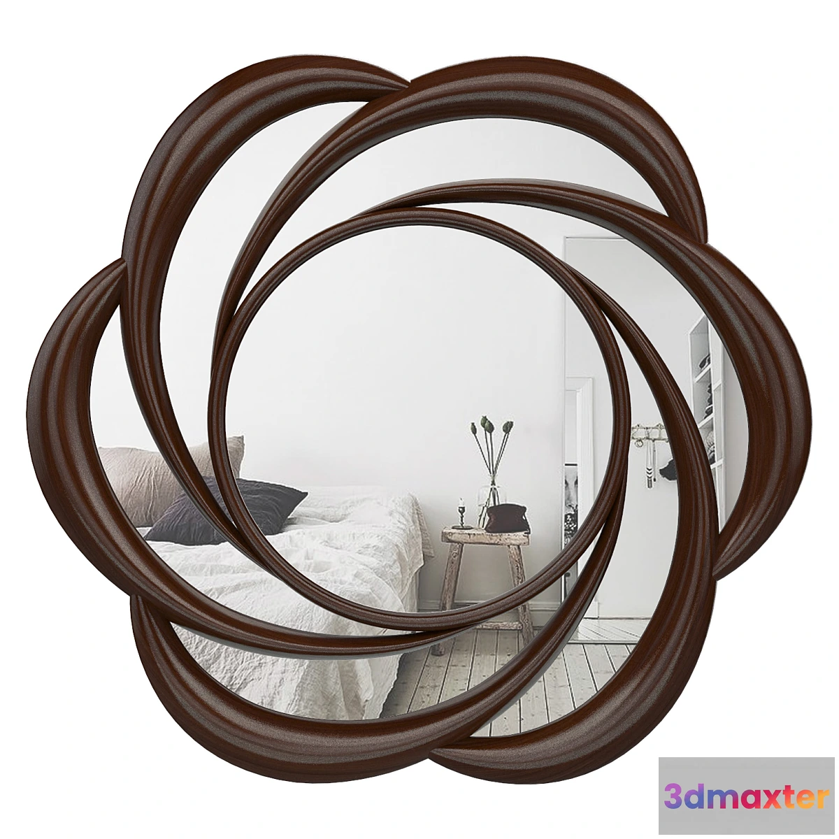 549575 - Swirl Frame Accent Mirror ANDO3232
