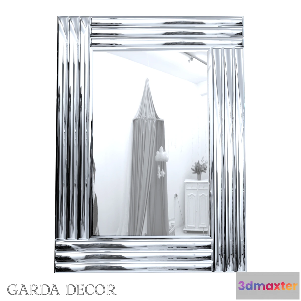 549625 - Rectangular Decorative Mirror 50SX-8008_1 Garda Decor - No.2