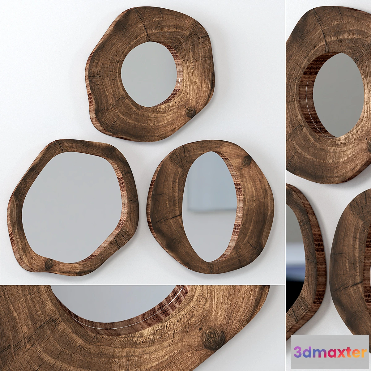 549651 - Collection of slab mirrors.