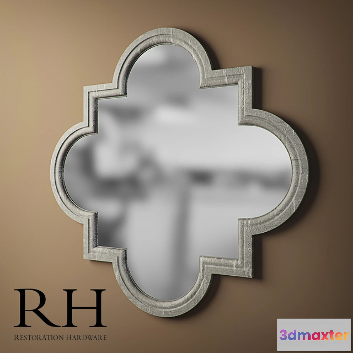 628527 - Restoration Hardware - Weathered Zinc Mirror