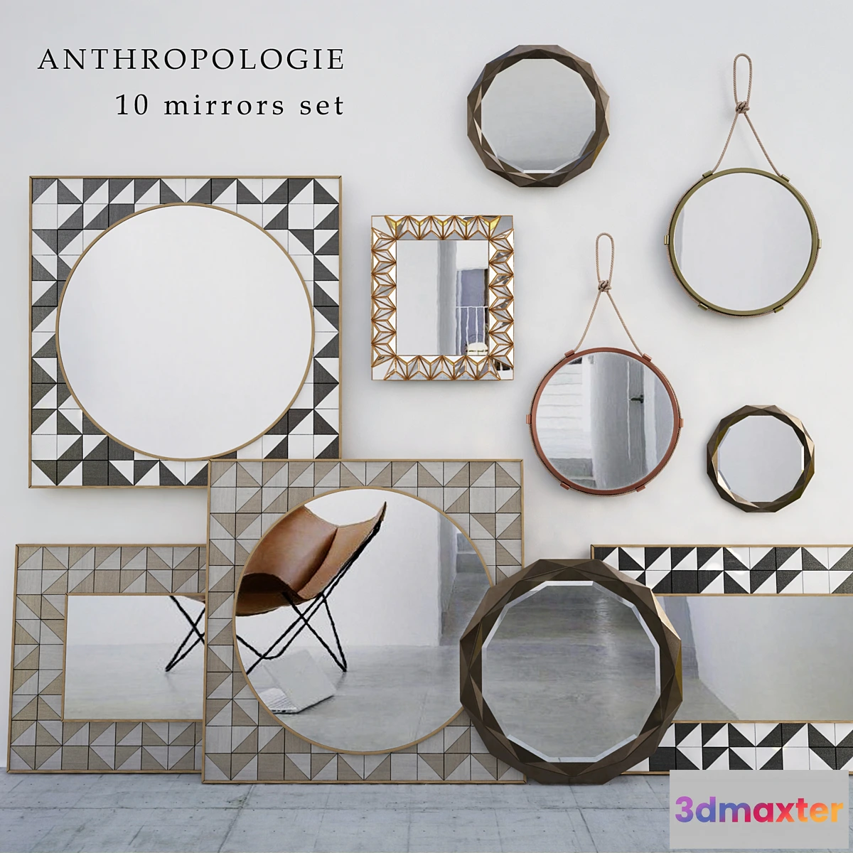 637649 - Anthropollogie Mirrors set - No.2
