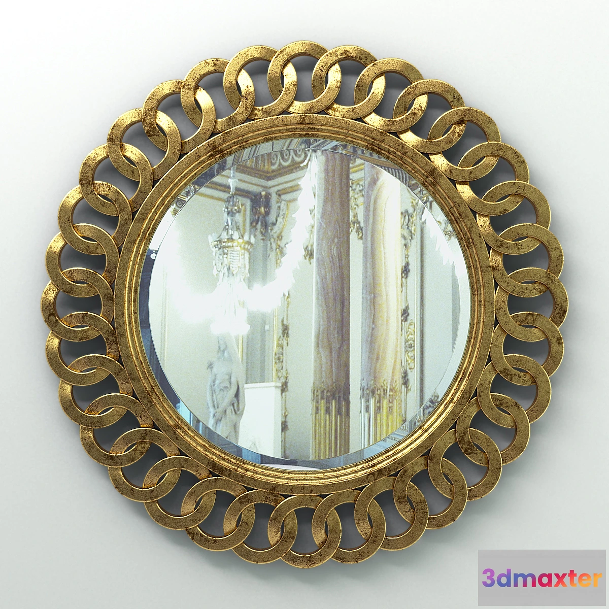 637653 - Round Mirror Frame 02