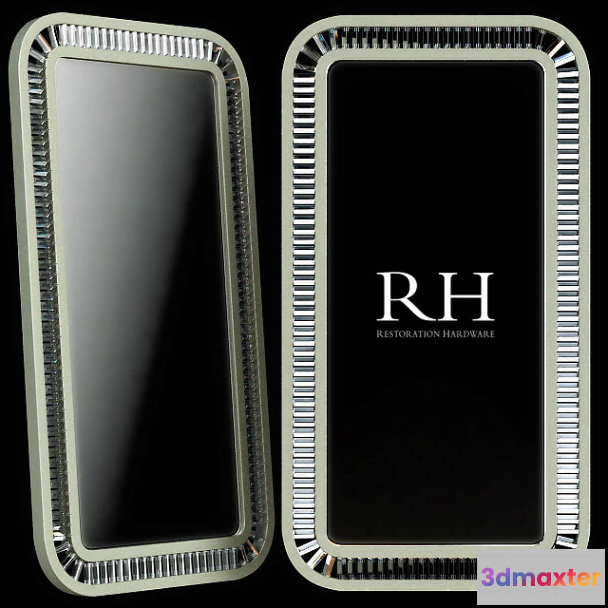 650495 - Restoration Hardware Lombard Prism Leaner Mirror