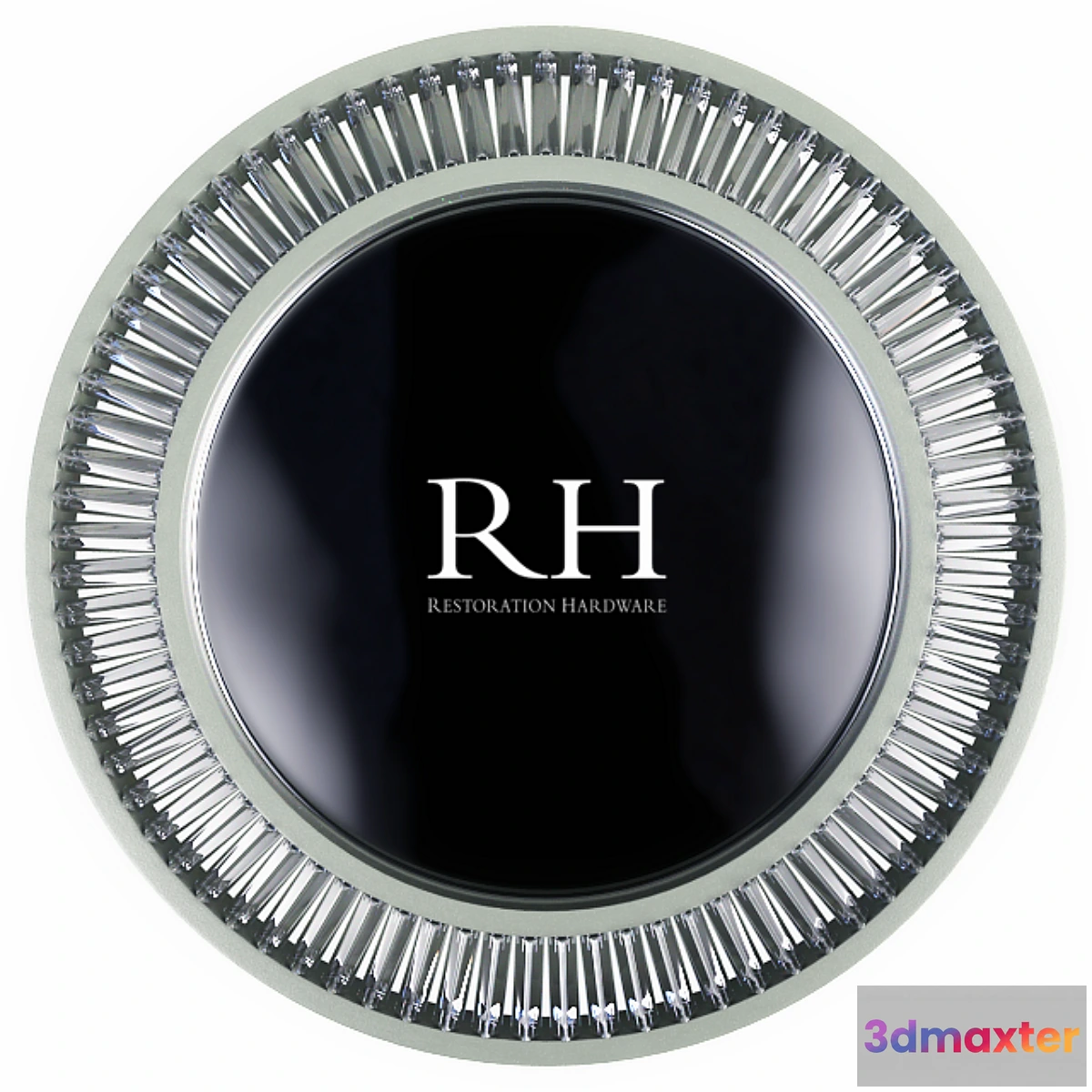 651183 - Restoration Hardware Lombard Prism Round Mirror