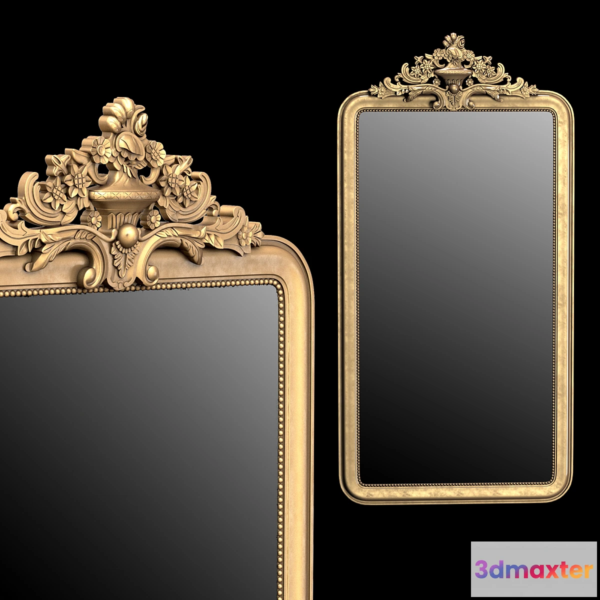 659225 - LOUIS PHILIPPE GILT LEANER MIRROR - No.2