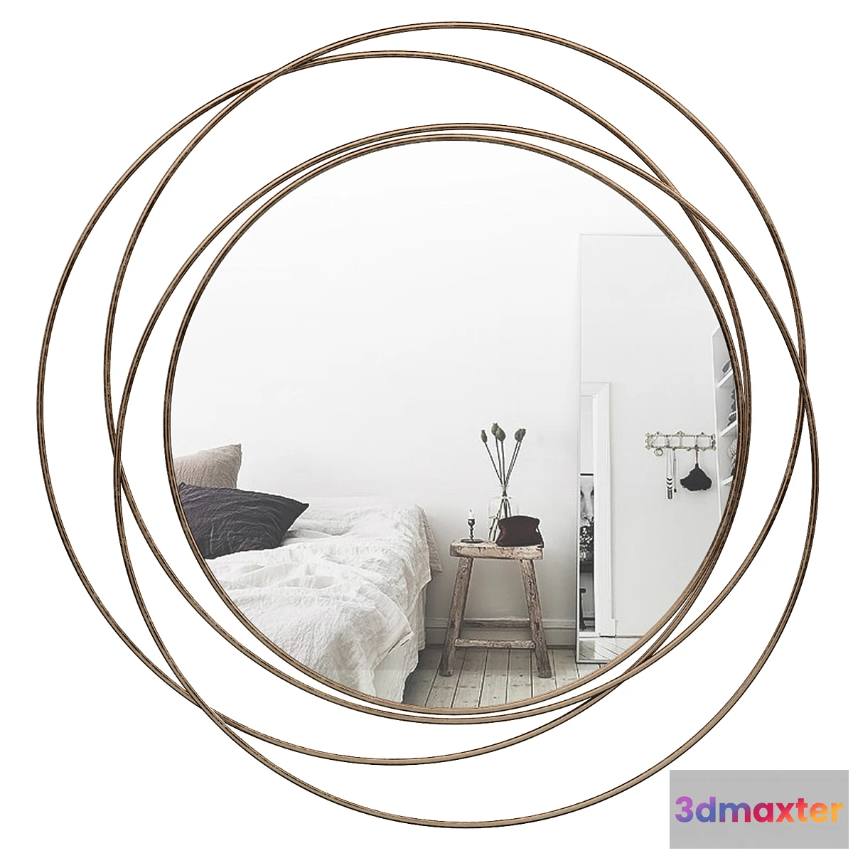 660505 - Stier Metal Wall Mirror ORNL8453