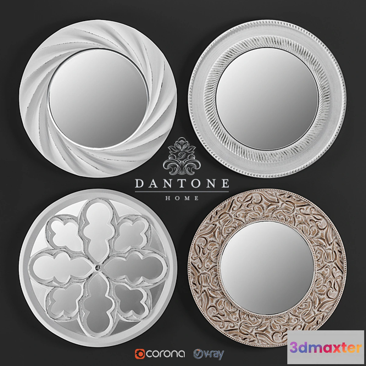 663817 - Dantone round mirror - No.2