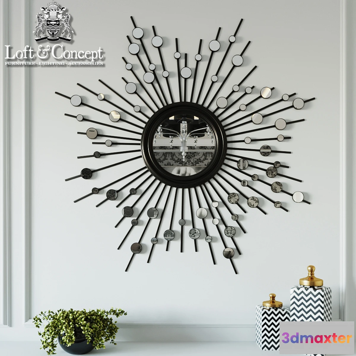 663823 - Mirror-sun silver sun