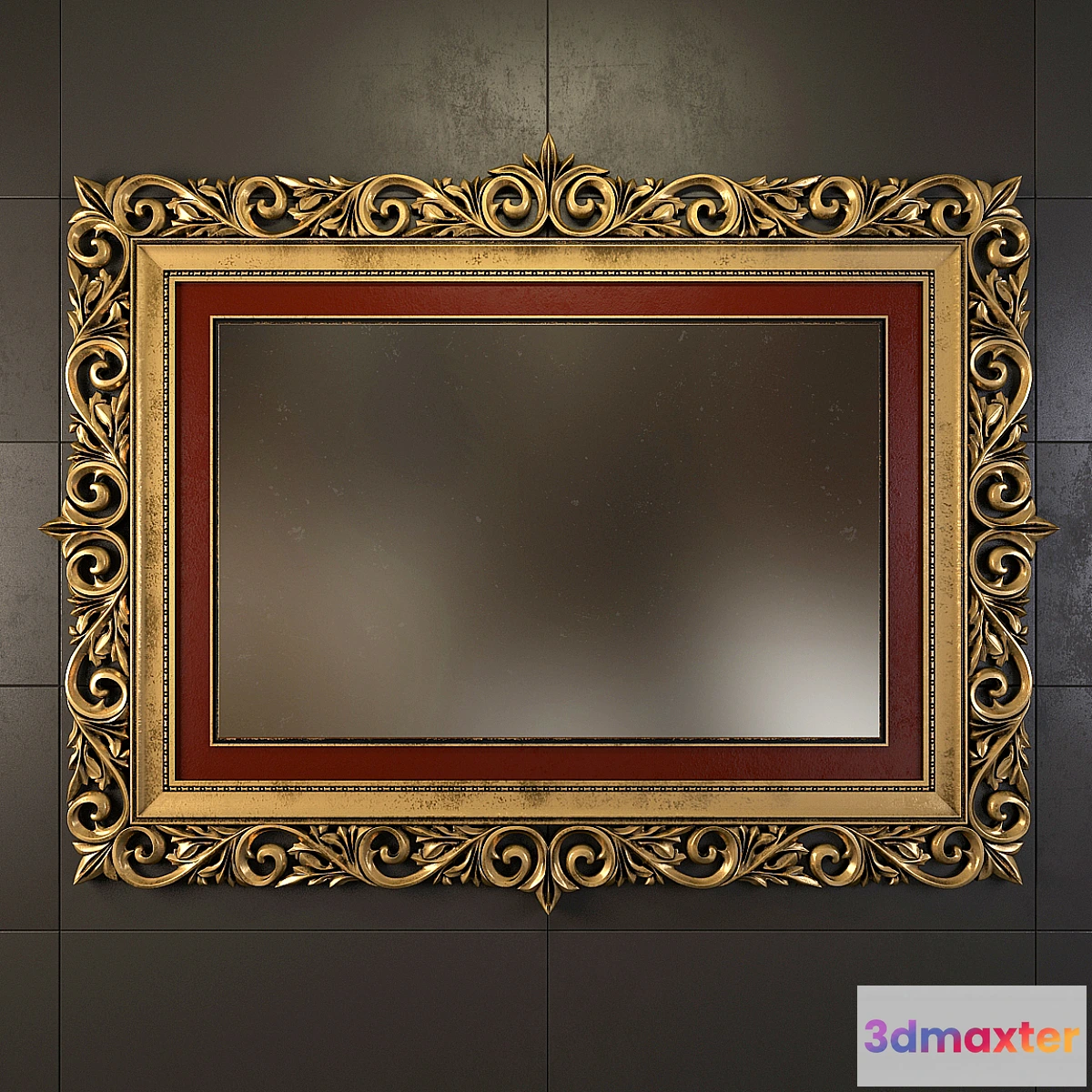 673145 - The mirror in carved frame - No.2