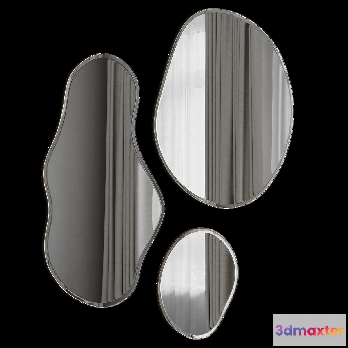 681626 - 4 compositions of Pond Mirrors