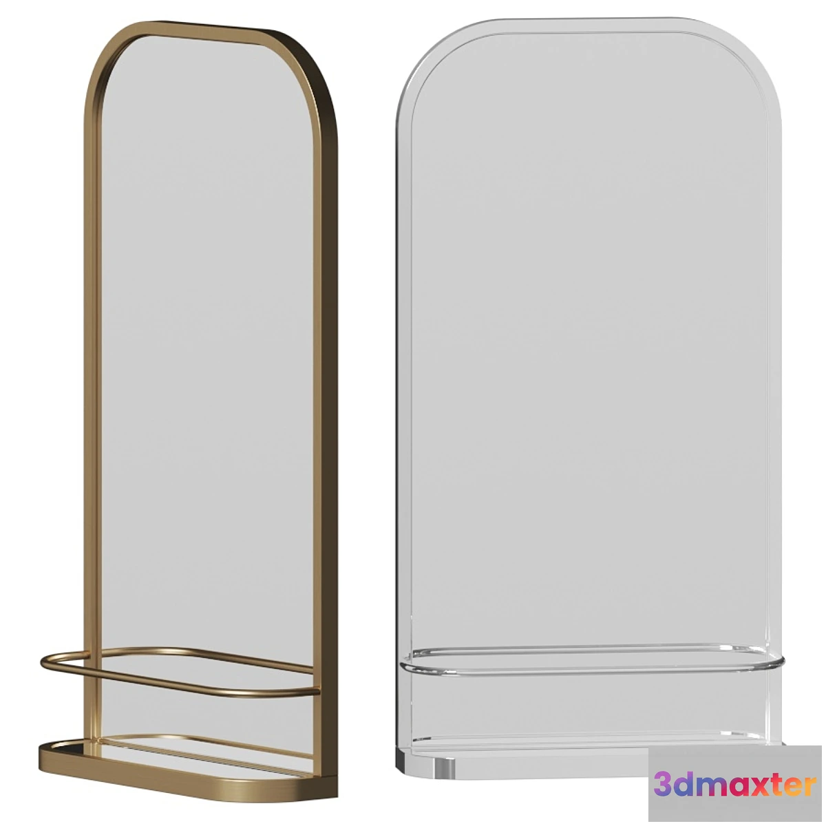 681664 - Seamless Wall Shelf Mirror by West Elm