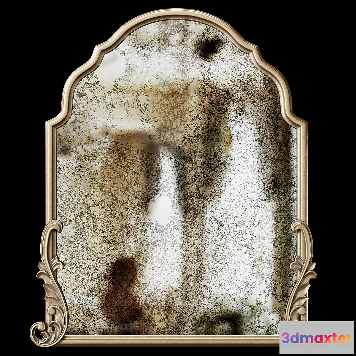 704206 - somuchbetterwithage french gold mirror