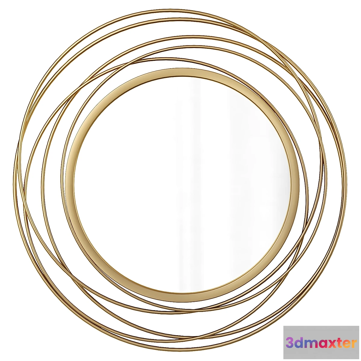 704220 - Round Wall Mirror Buell Glam Accent Mirror