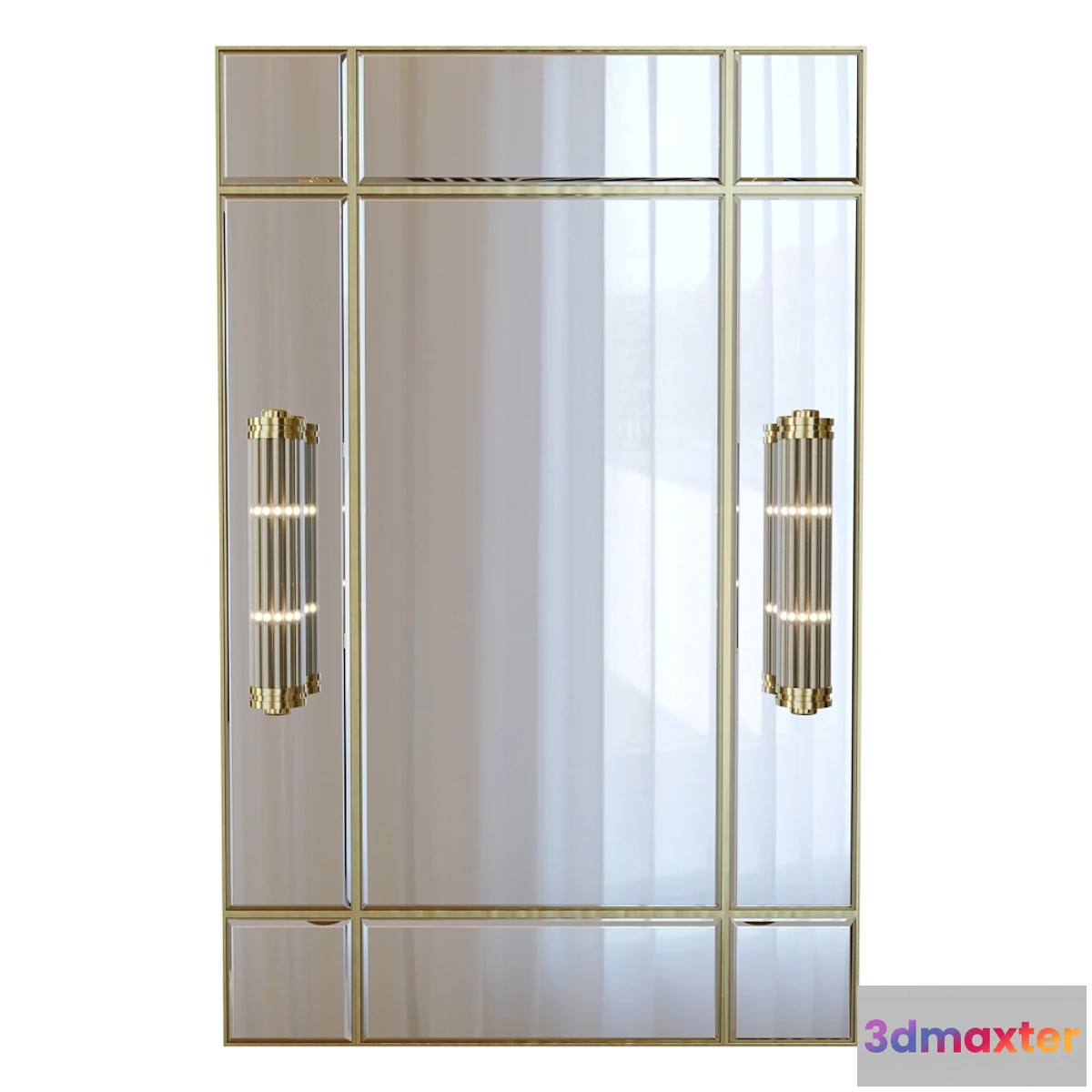 723012 - Eichholtz Mirror Beaumont with light - No.2