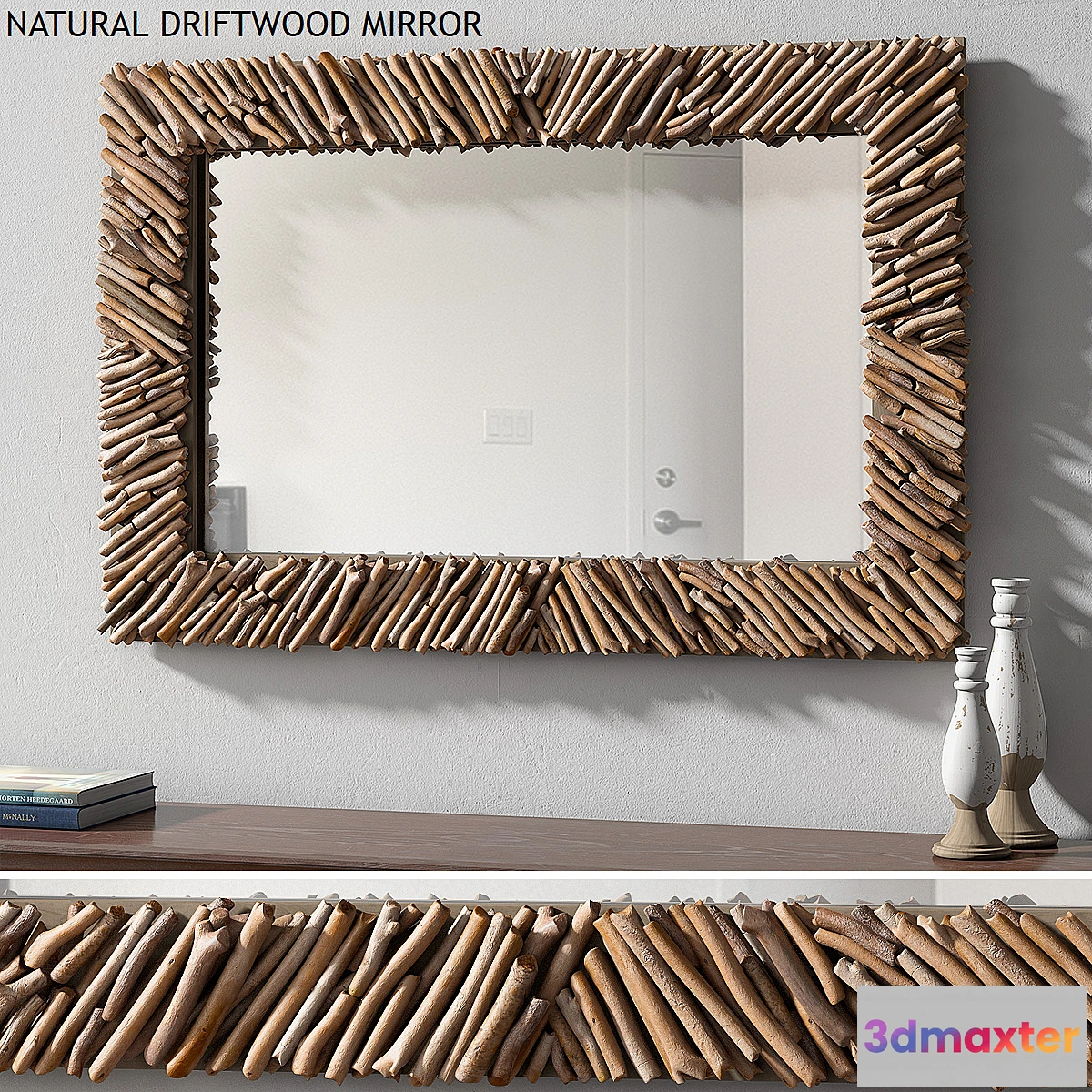 723056 - Pottery barn NATURAL DRIFTWOOD MIRROR - No.3
