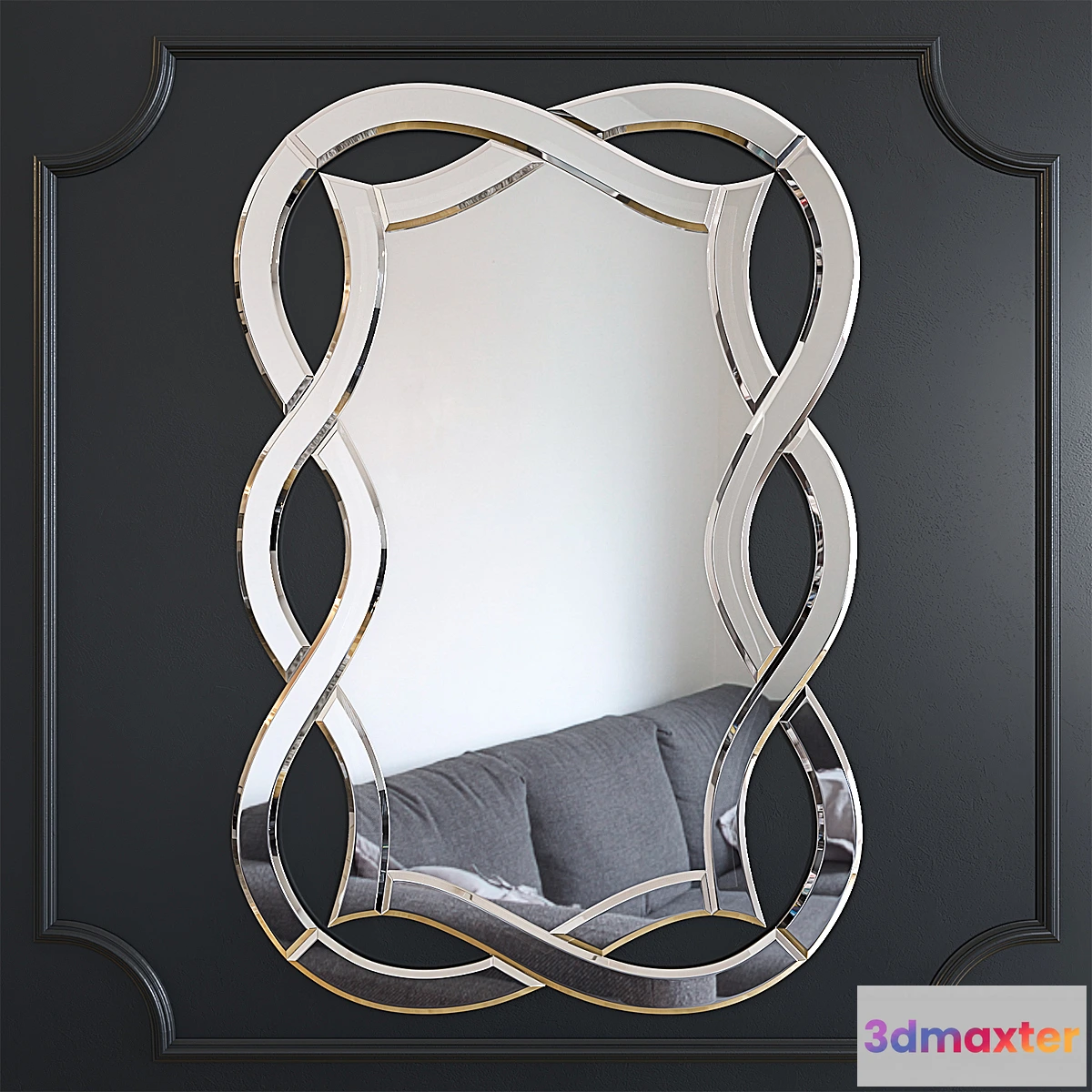 723064 - Mirror decorative with a figured mirror frame 17-0925 - No.2