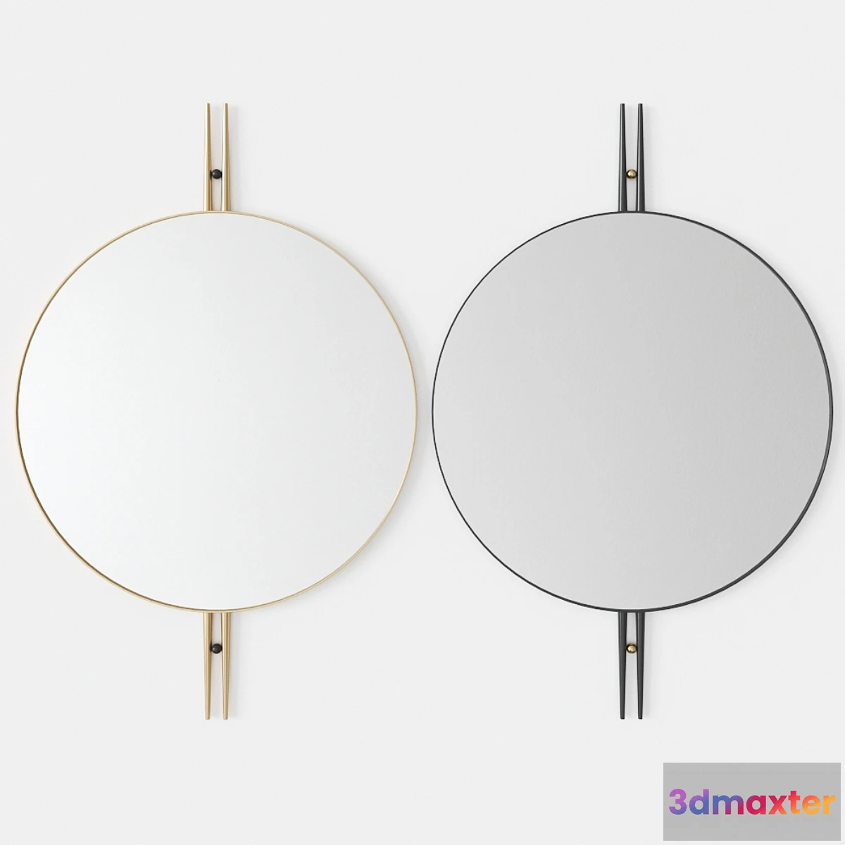741601 - GUBI IOI Wall Mirror Ø80 by Gam Fratesi - No.2