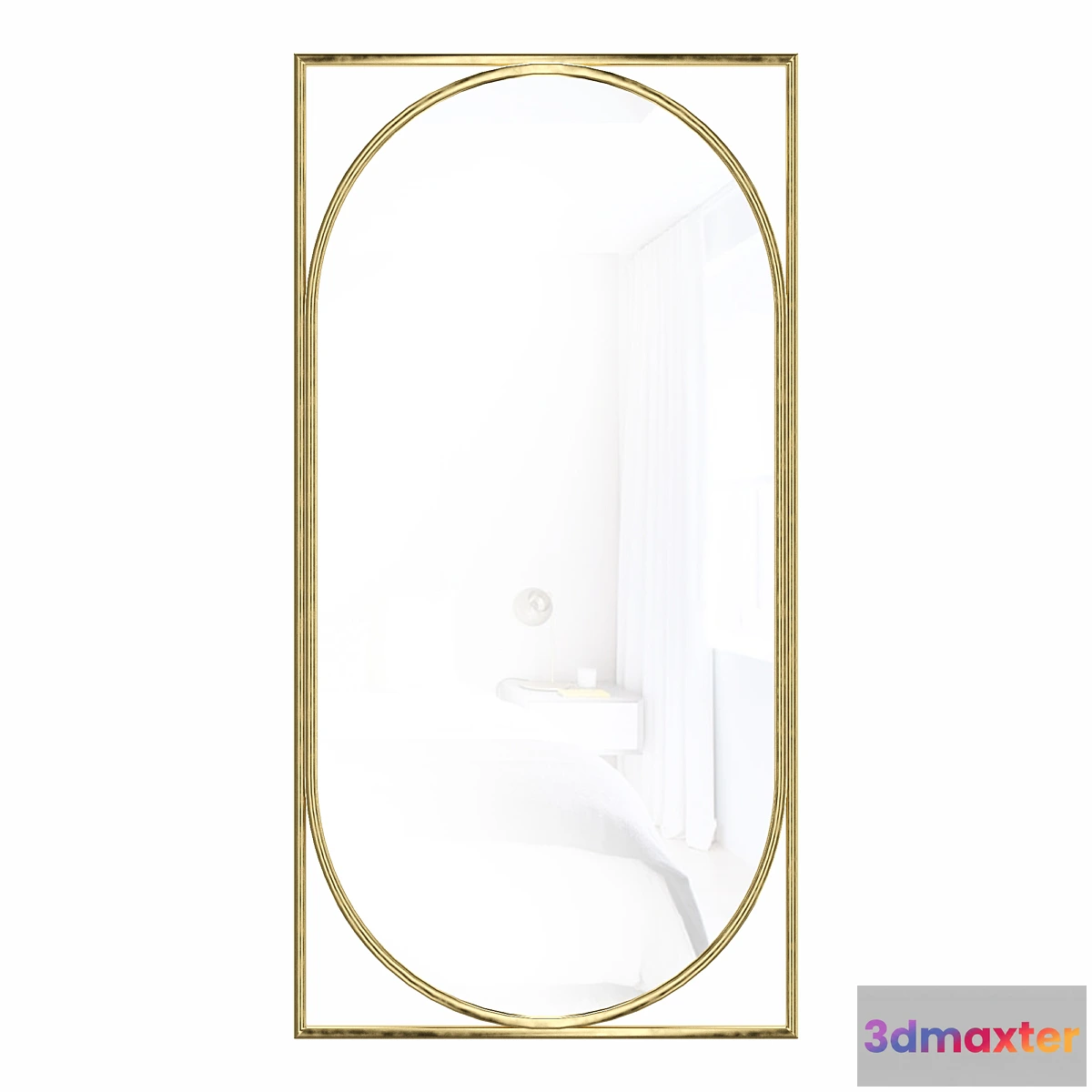 769905 - Mirror in metal frame Barton