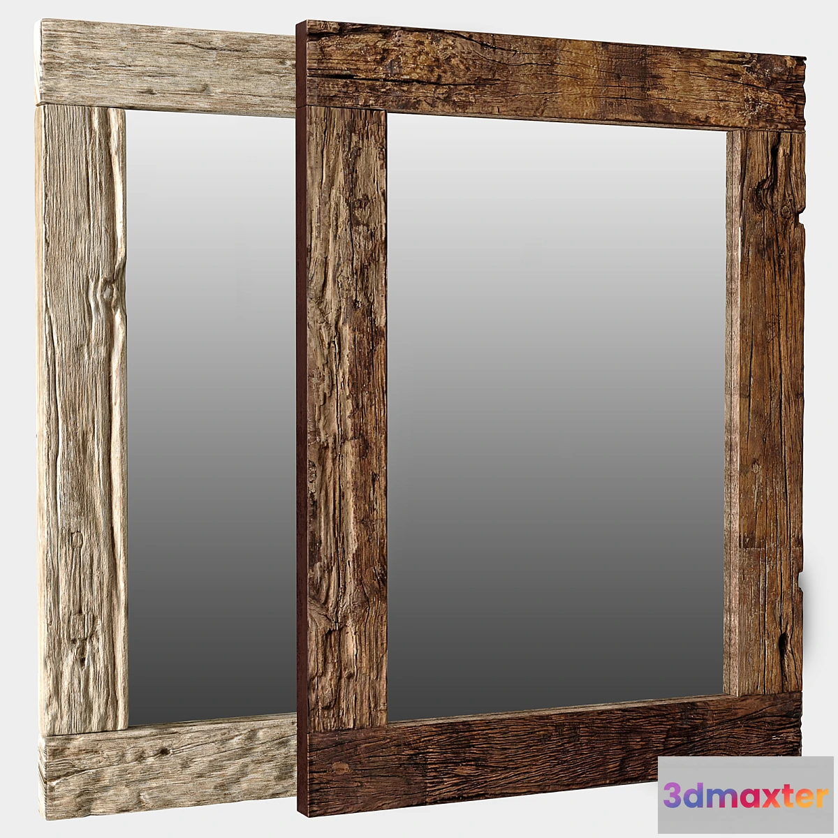 769935 - RH Reclaimed Railroad Ties Mirror