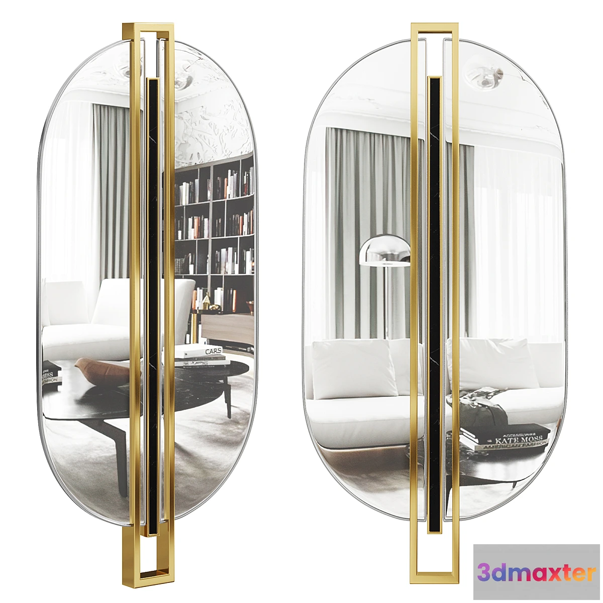 769957 - SHIELD OVAL MIRROR by maisonvalentina - No.2