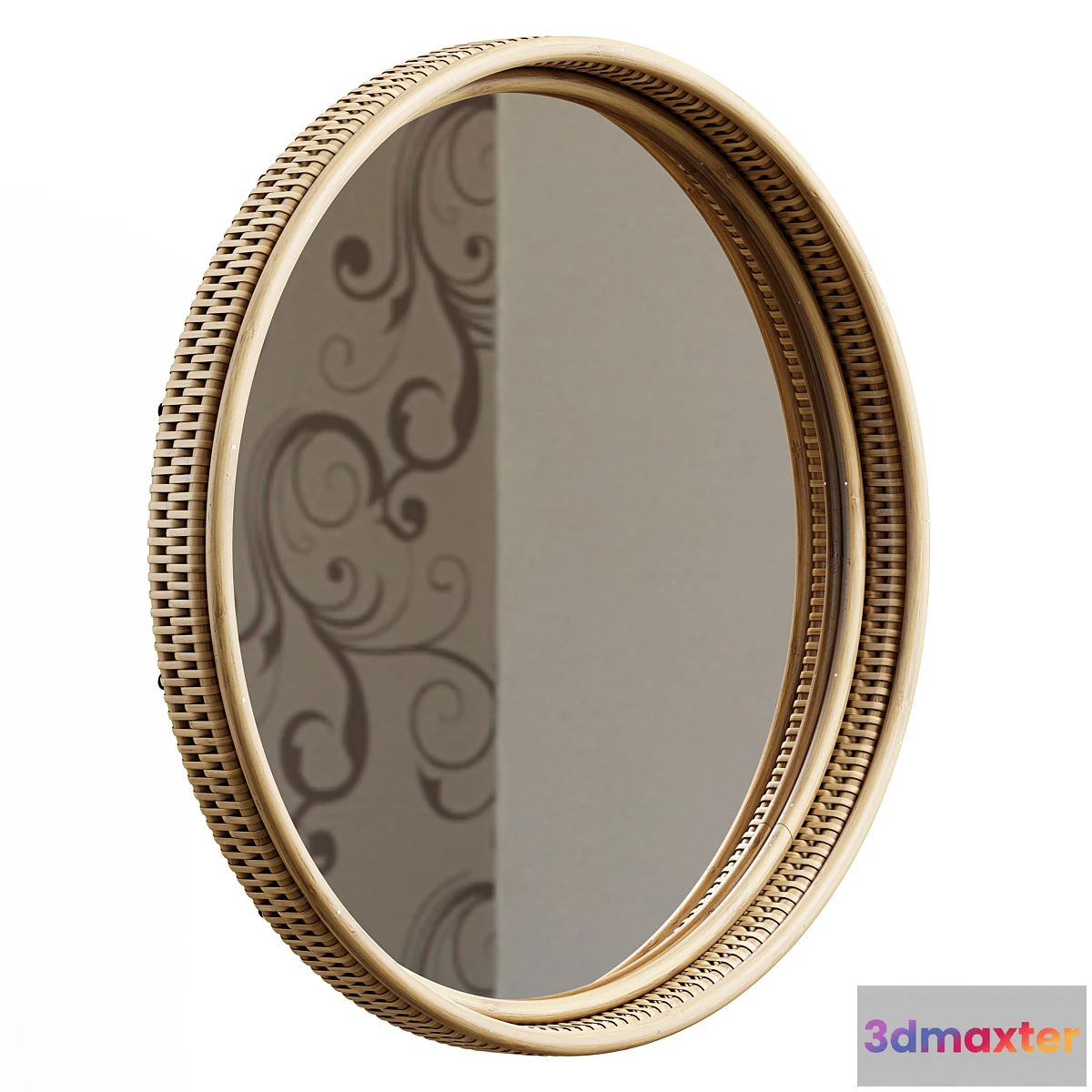 784960 - Zara Home - The circular rotang mirror in the frame - Large