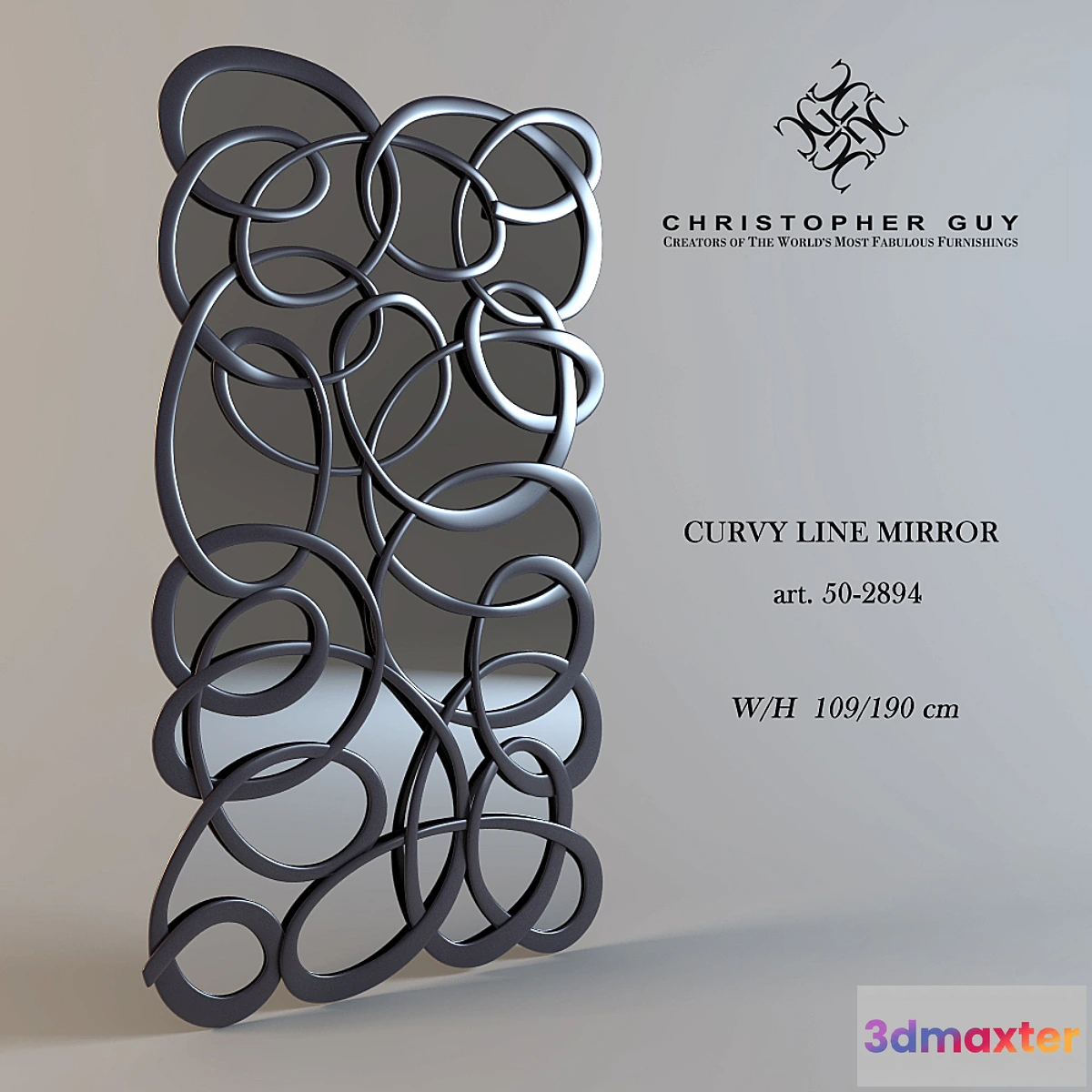 812170 - Christopher Guy _ Curvy Line Mirror 50-2894 - No.2