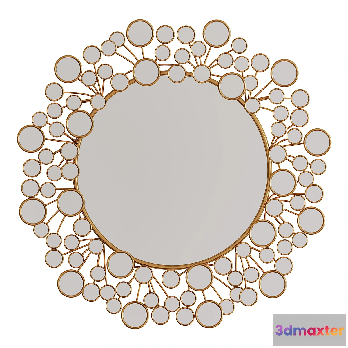 828112 - Wall-mounted round “Sunset Rose” - No.3