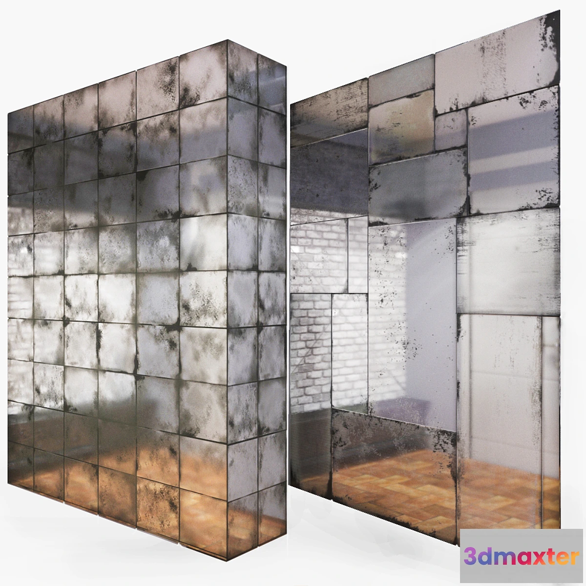 828164 - Patinated mirror - No.3