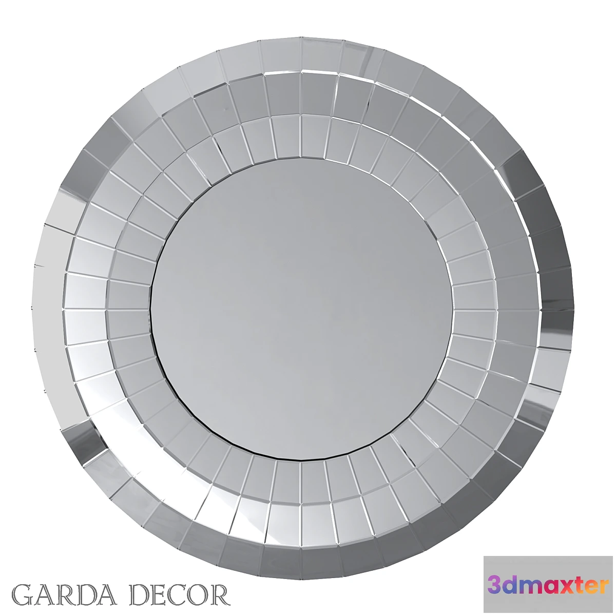 850971 - Round Mirror in A Frame OF MIRROR ELEMENTS 50SX-9159 Garda Decor - No.3