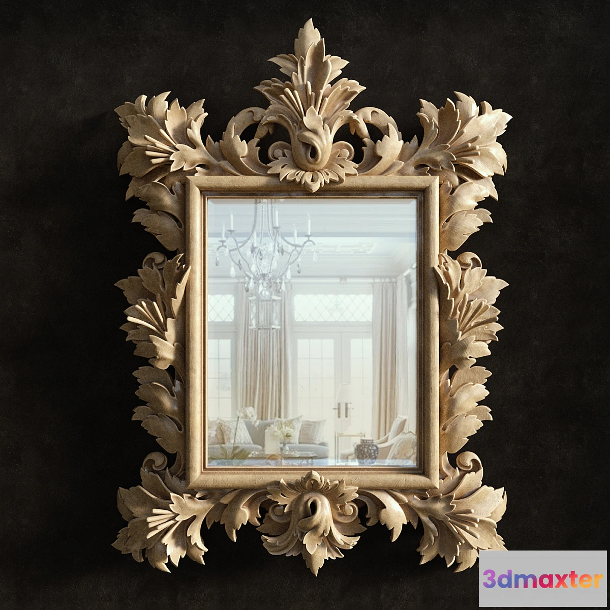 851011 - Carved mirror - No.3
