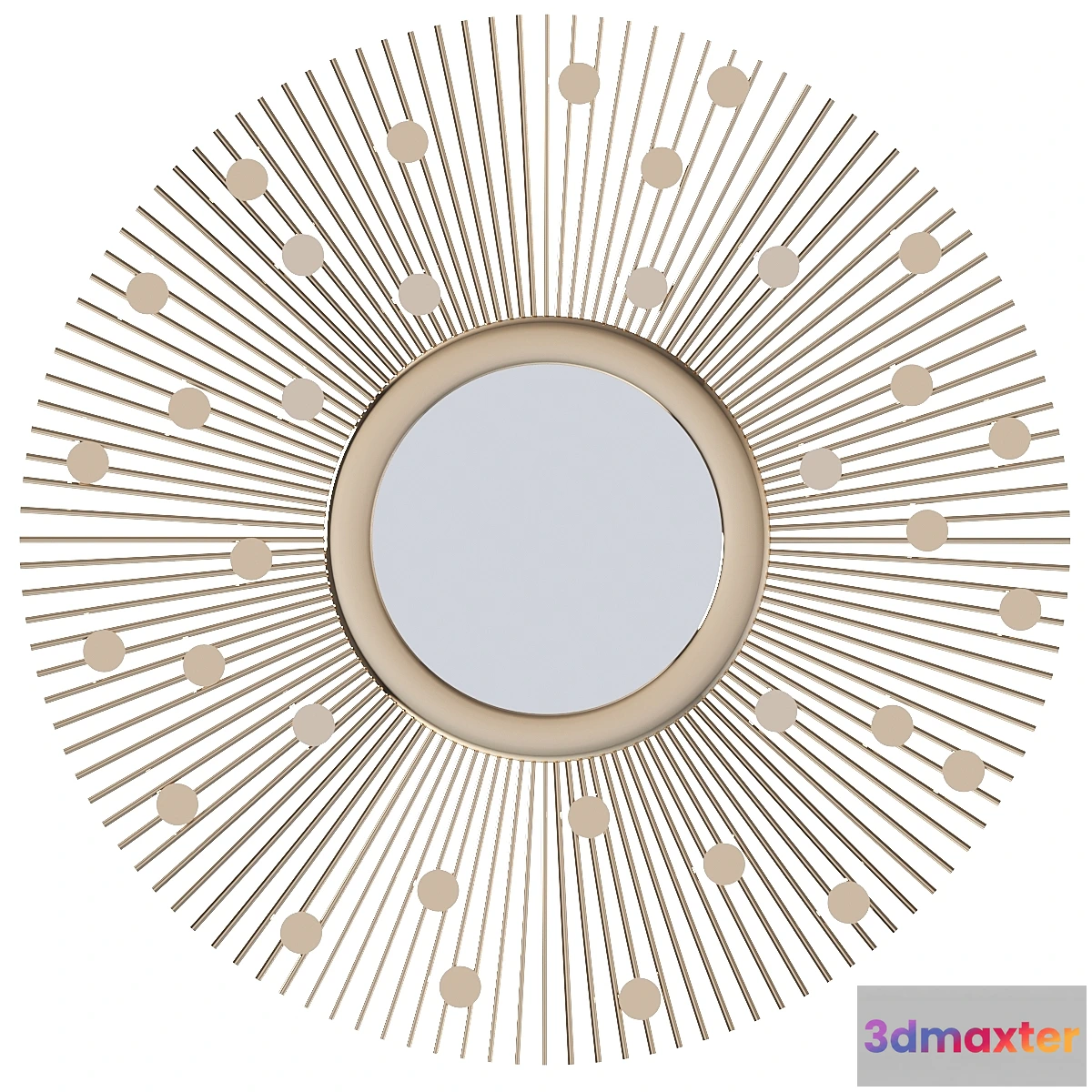 869935 - Vintage mirror Soleil - No.4