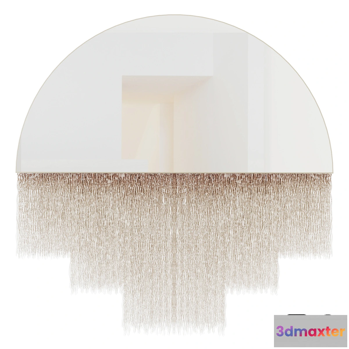 870035 - Boho fringed mirror - No.4