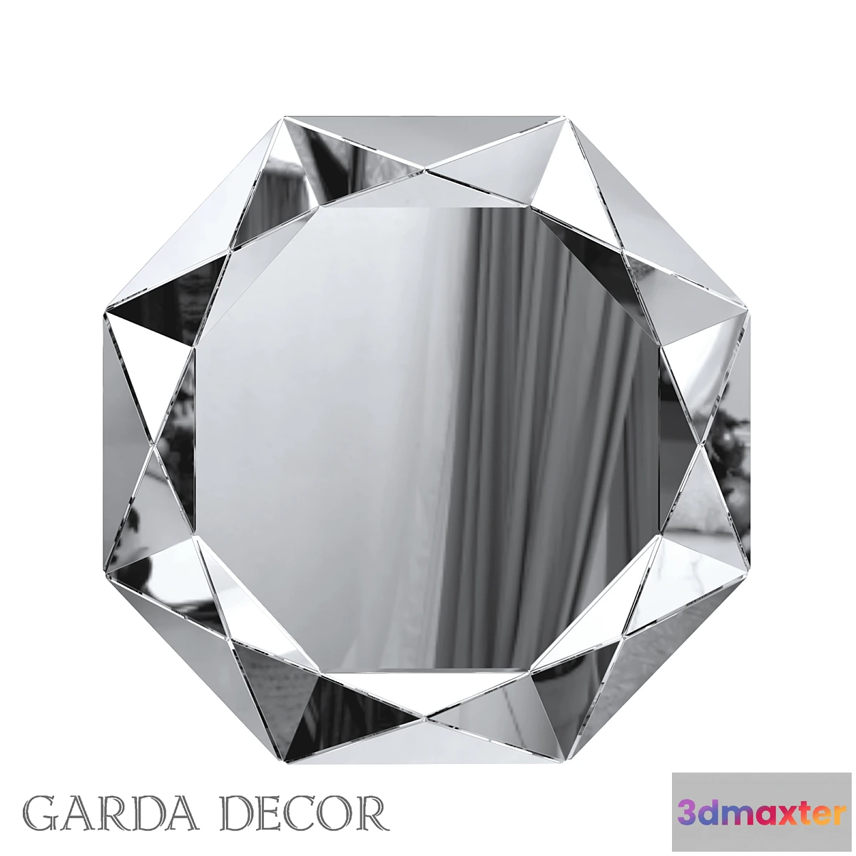 882938 - MIRROR WITH VOLUME MIRROR FRAME 19-OA-1045 Garda Decor - No.4
