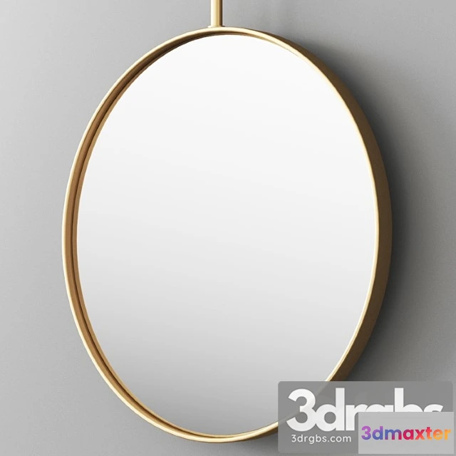 927472 - Ddl forma round framed wall-mounted mirror by ddl mirror set