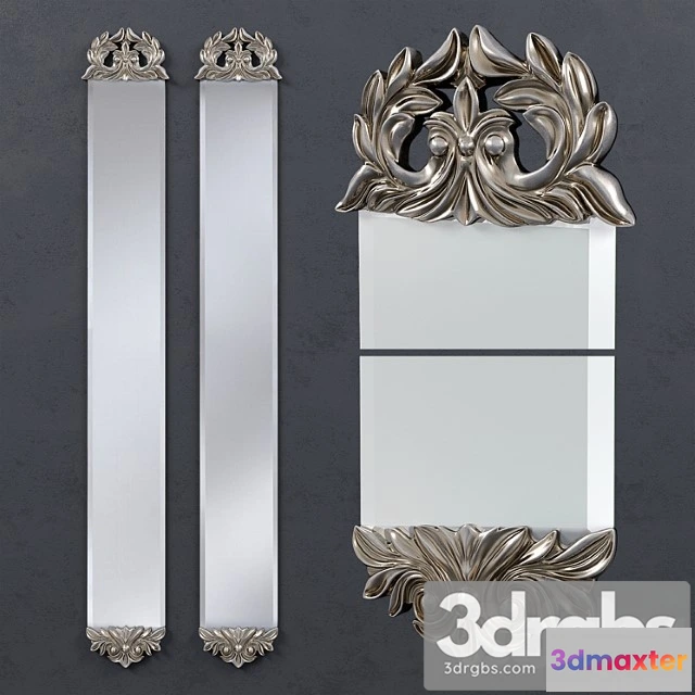 927490 - Deknudt slim classic wall mirror