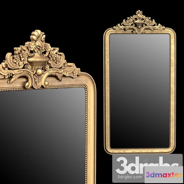 927634 - Louis philippe gilt leaner mirror